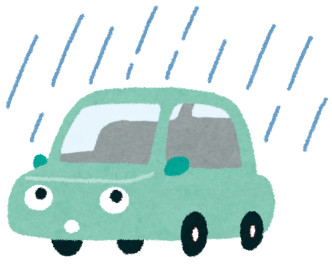 ゲリラ豪雨や道路の冠水に注意してください！！